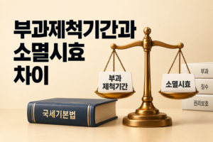 부과제척기간과 소멸시효는 왜 따로 존재할까? 두 제도의 목적과 법적 효과 비교 썸네일