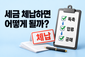 세금을 체납하면 바로 재산이 압류될까? 납부기한부터 강제징수까지의 전체 절차 썸네일